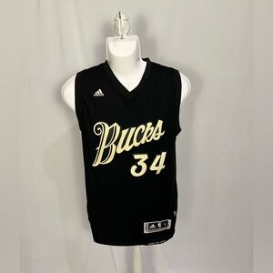 Adidas Antetokounmpo 34 Bucks Basketball Jersey